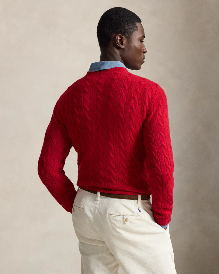 RL Cable-Knit Wool-Cashmere Jumper