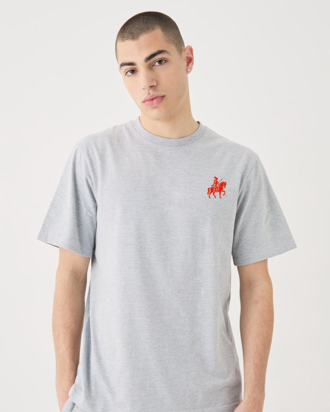 LORDZA Signature Emblem Oversized Standard Crew T-Shirt Oversized Standard T-Shirt