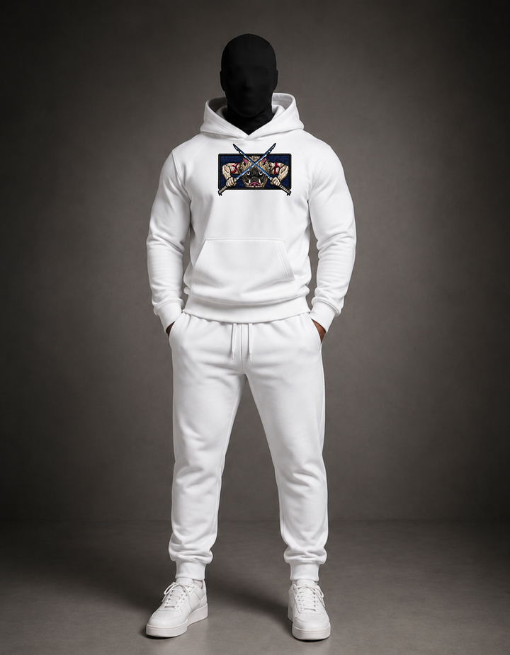 Inosuke Hashibira Dual Sword Graphic Hoodie
