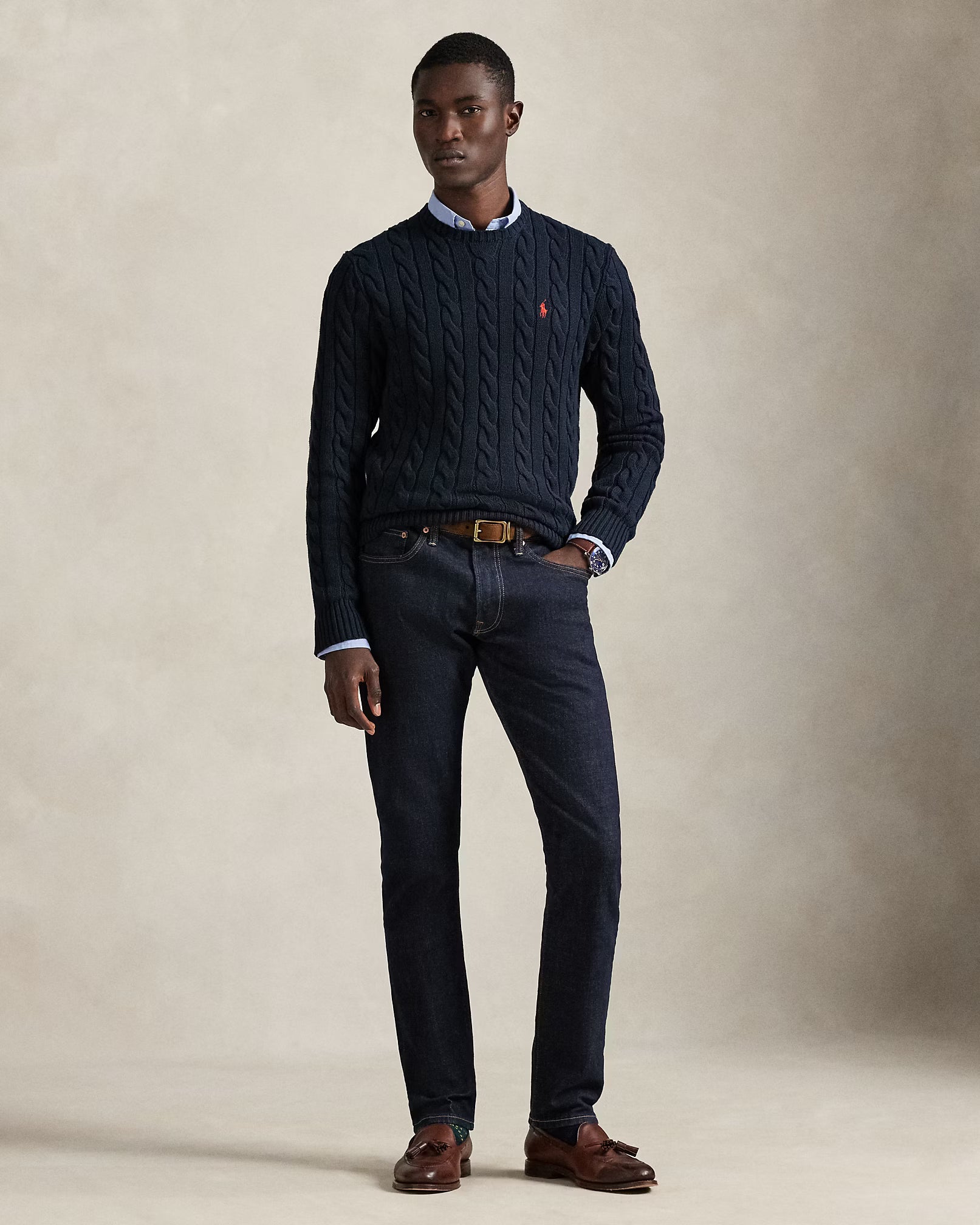 Ralph Lauren Cable-Knit Cotton Jumper