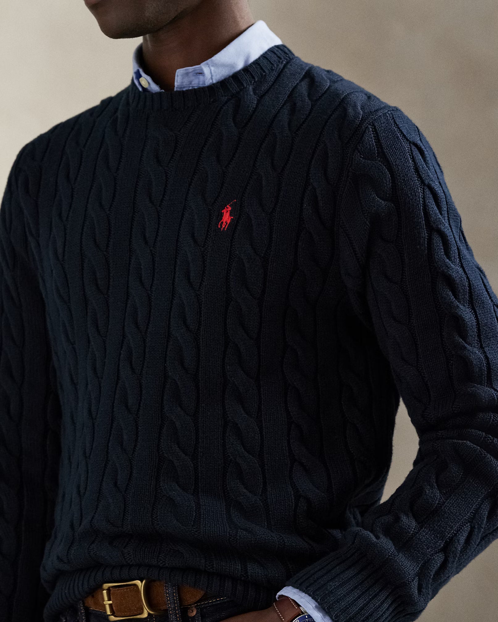 Ralph Lauren Cable-Knit Cotton Jumper