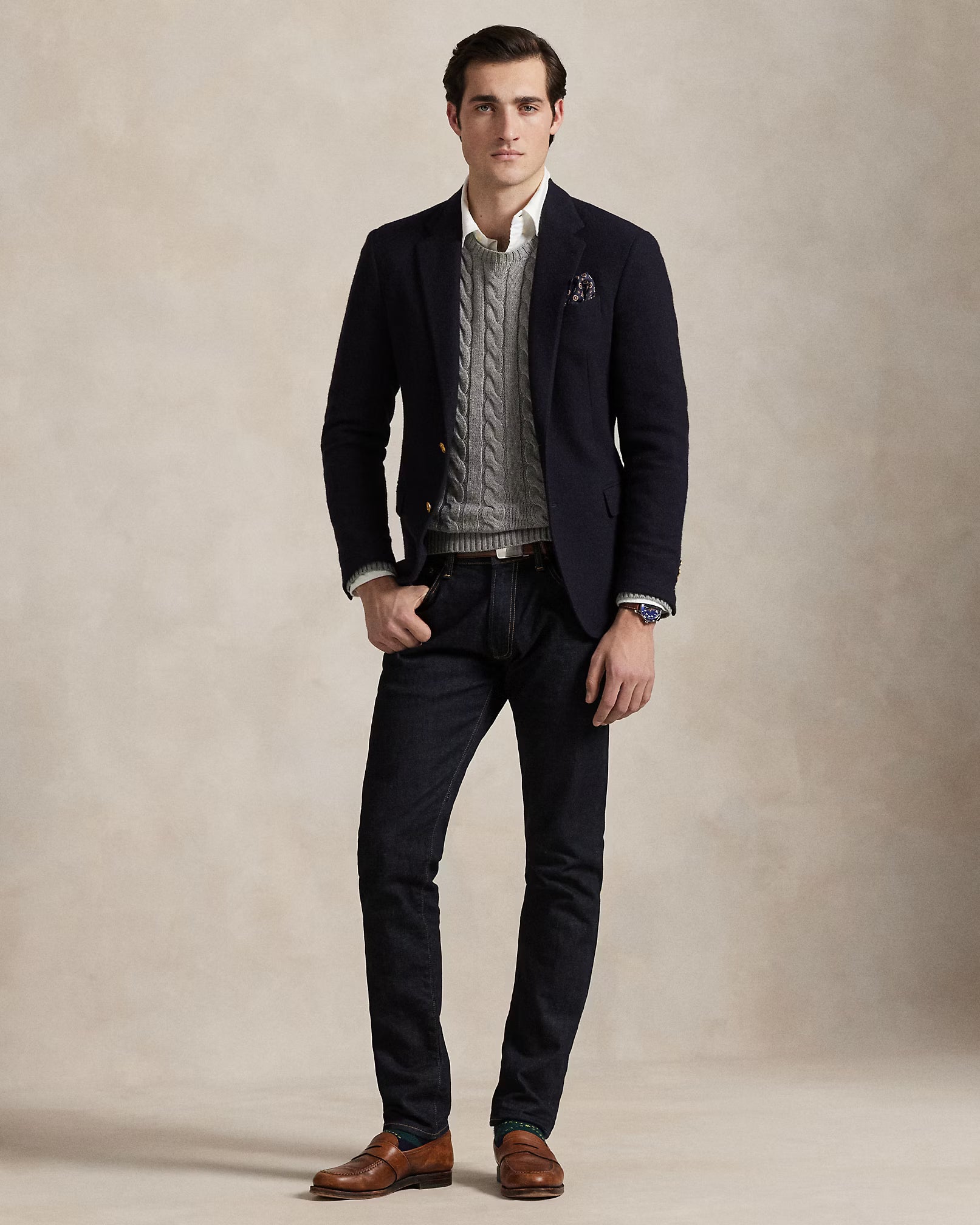 Ralph Lauren Cable-Knit Cotton Jumper