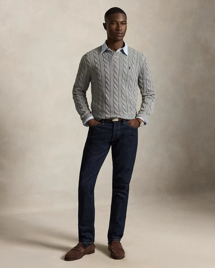 RL Cable-Knit Cotton Jumper