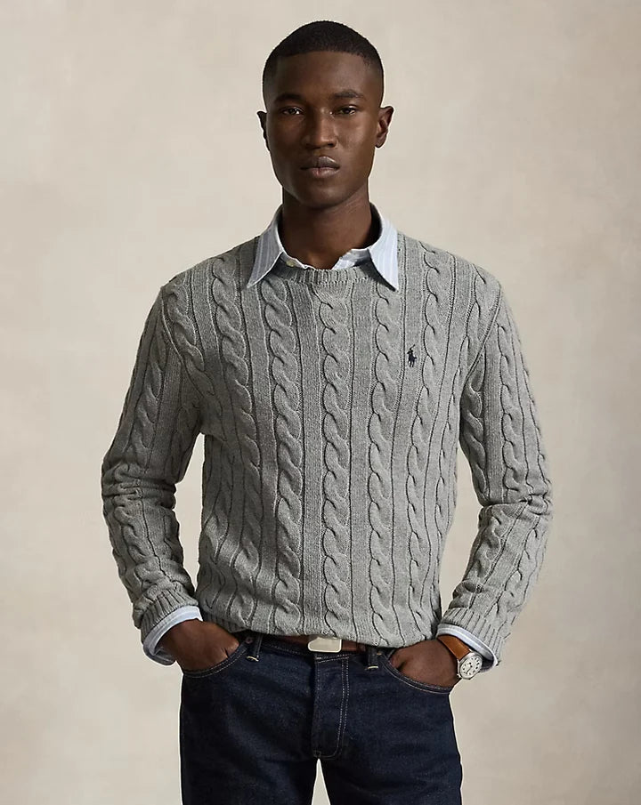 RL Cable-Knit Cotton Jumper