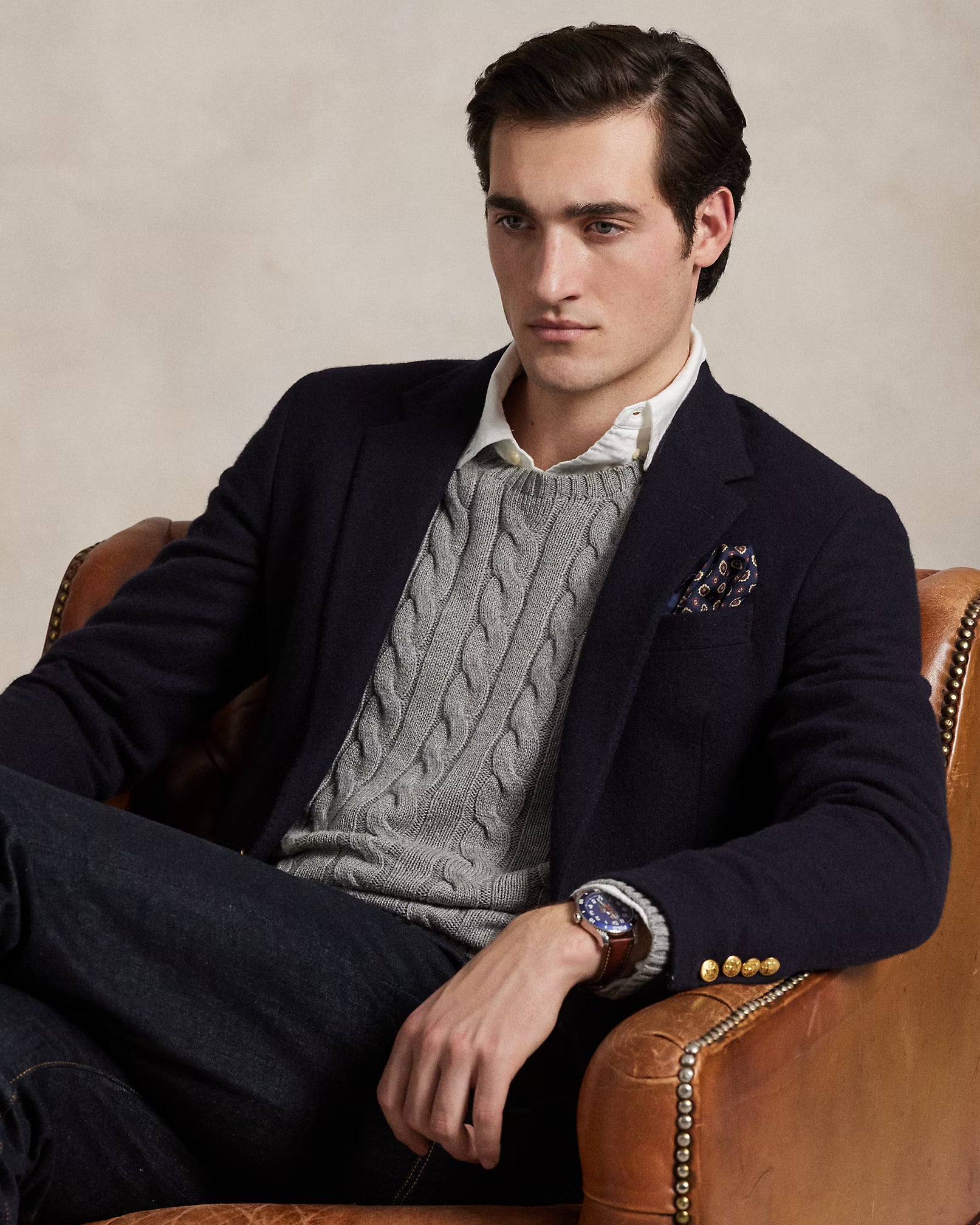 Ralph Lauren Cable-Knit Cotton Jumper