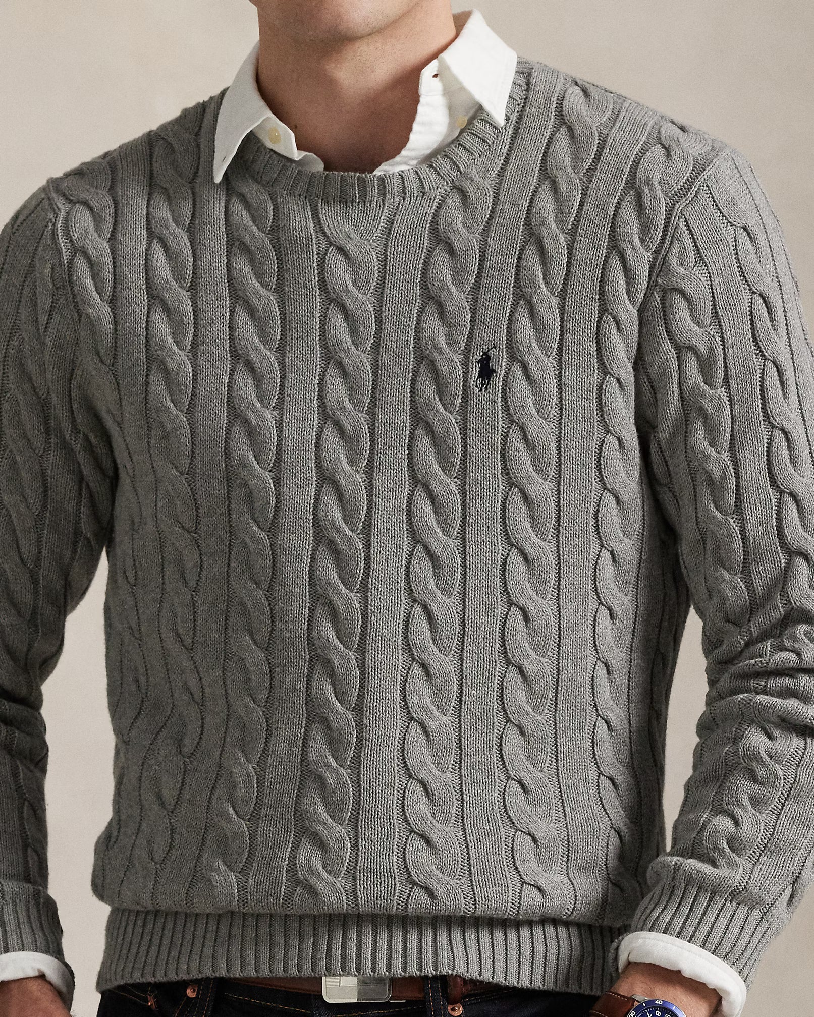 Ralph Lauren Cable-Knit Cotton Jumper