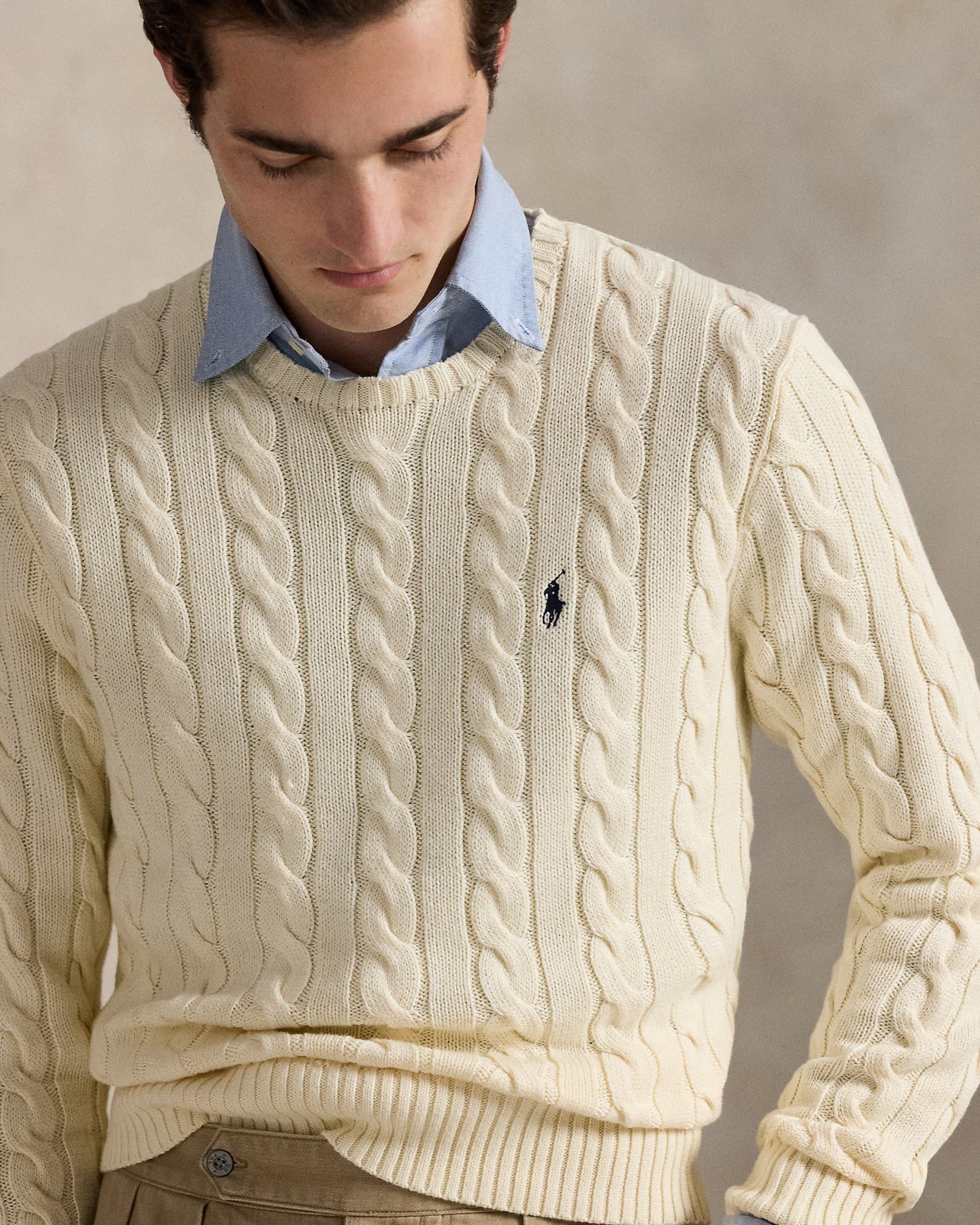 Ralph Lauren Cable-Knit Cotton Jumper