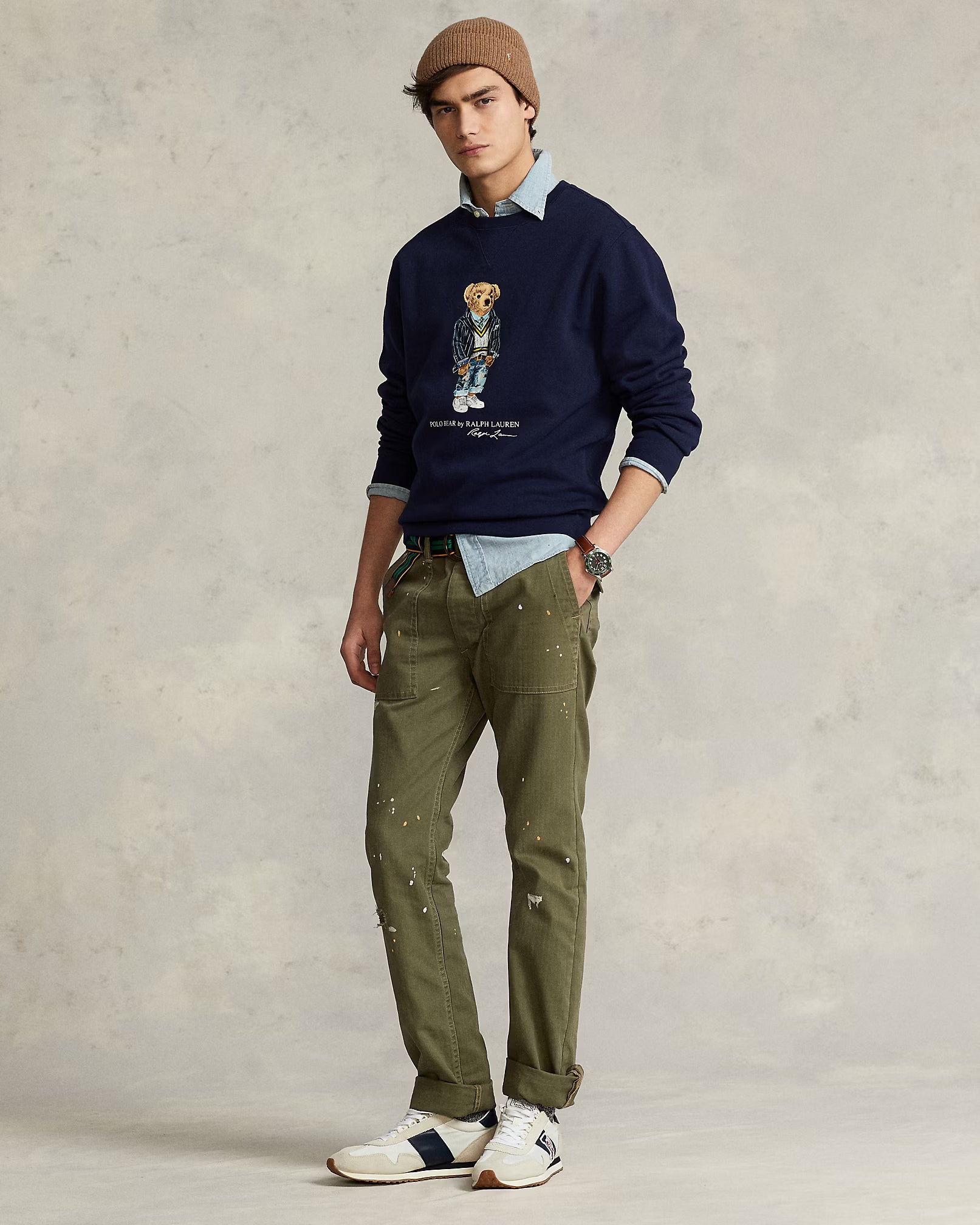 Polo Bear Fleece Sweatshirt