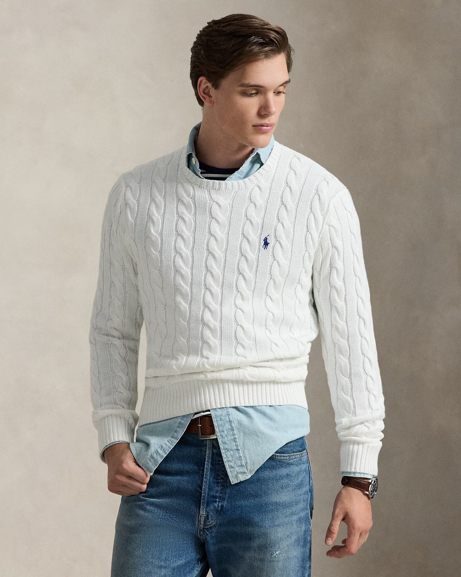 Ralph Lauren Cable-Knit Cotton Jumper