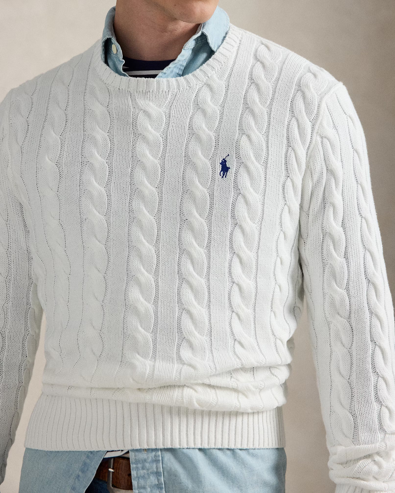 Ralph Lauren Cable-Knit Cotton Jumper