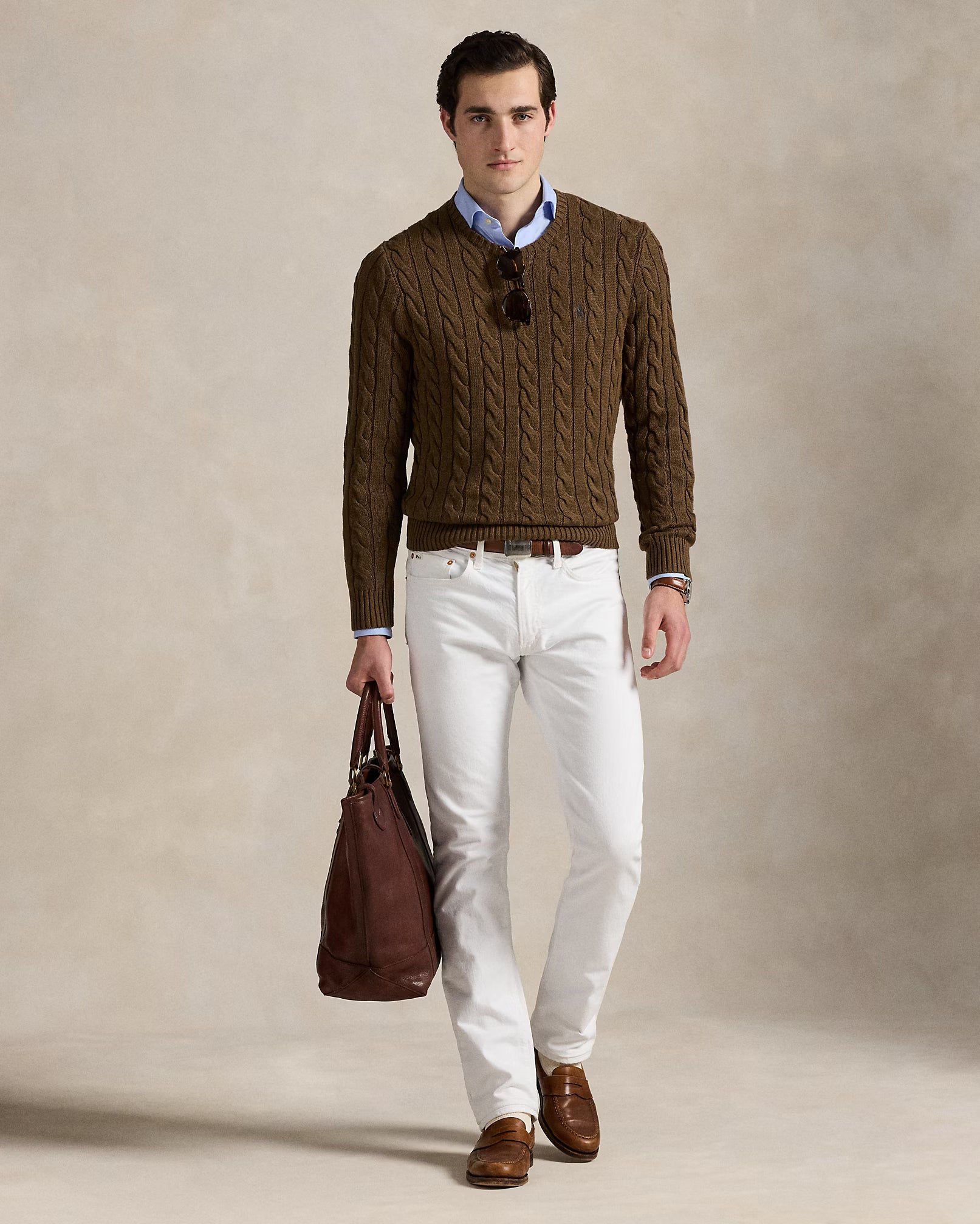 Ralph Lauren Cable-Knit Cotton Jumper