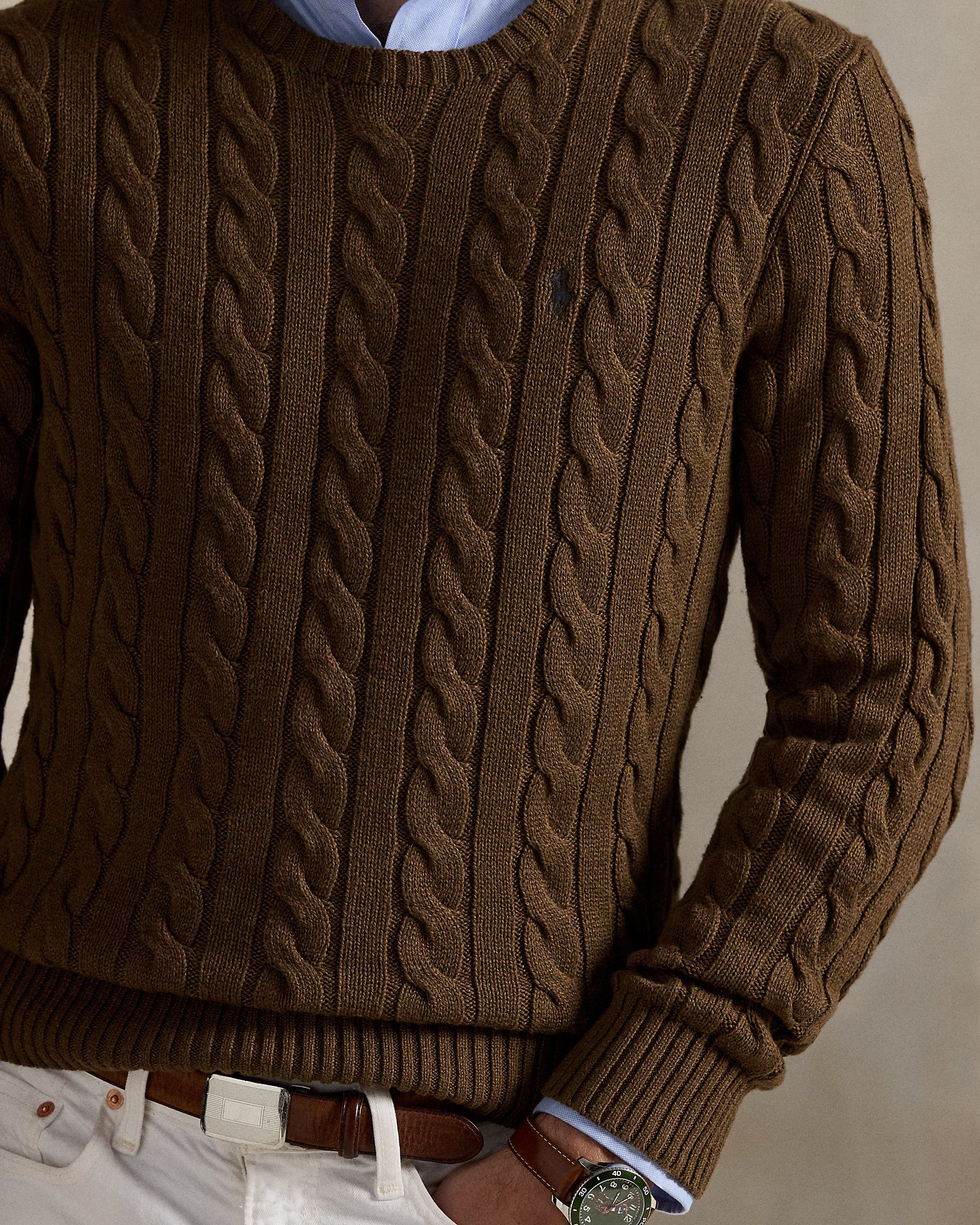 Ralph Lauren Cable-Knit Cotton Jumper