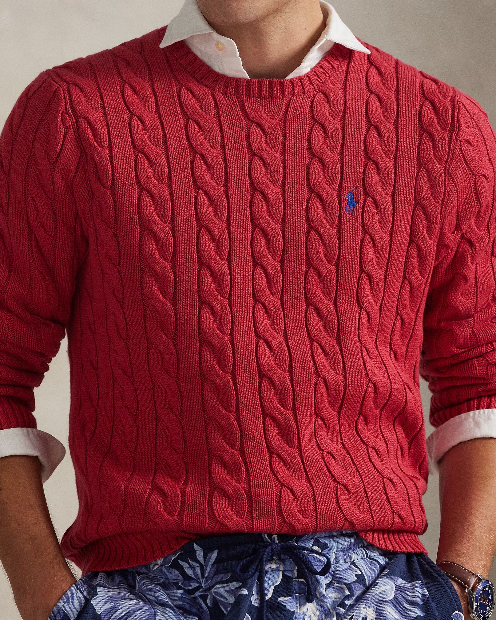 Ralph Lauren Cable-Knit Cotton Jumper