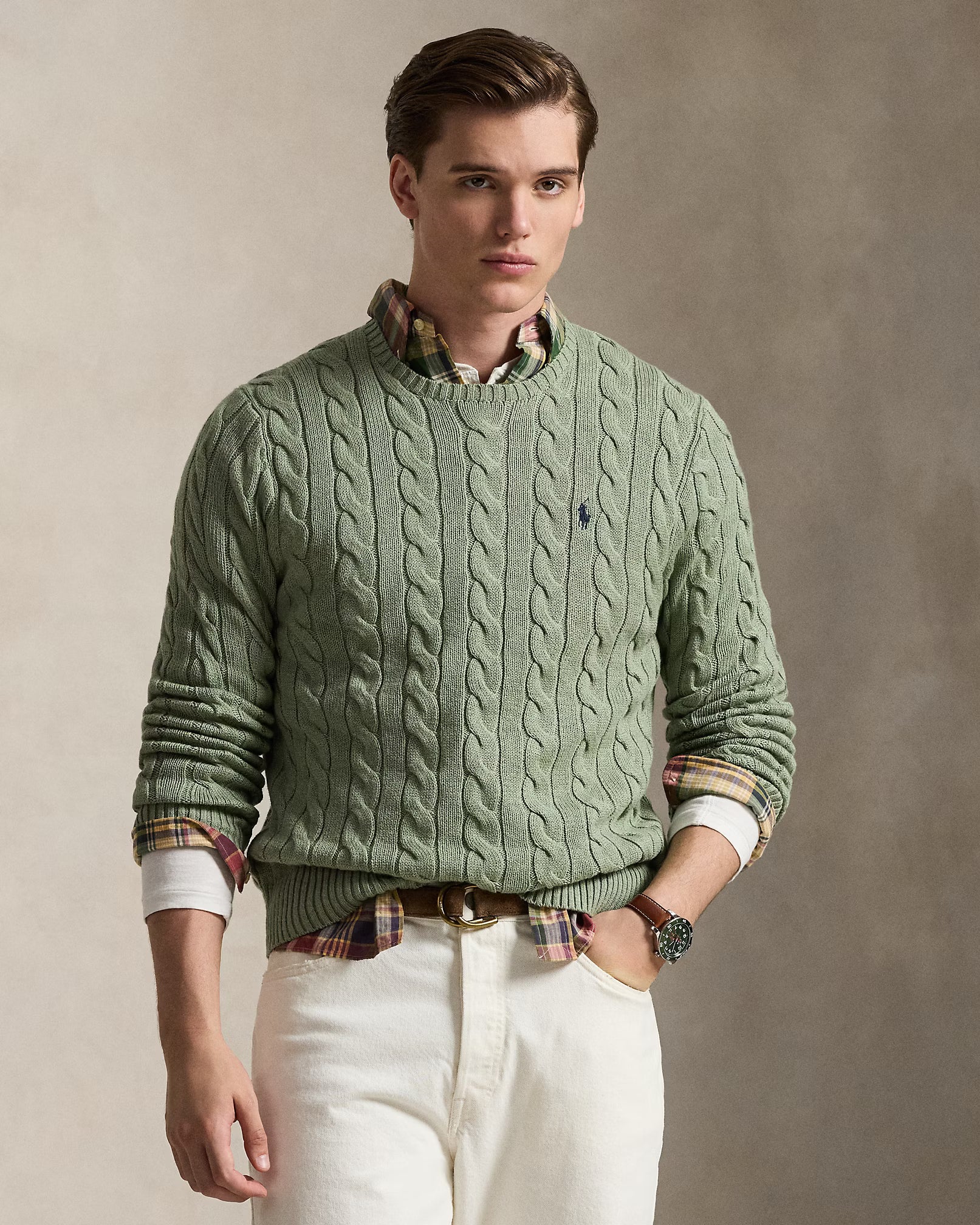 Ralph Lauren Cable-Knit Cotton Jumper