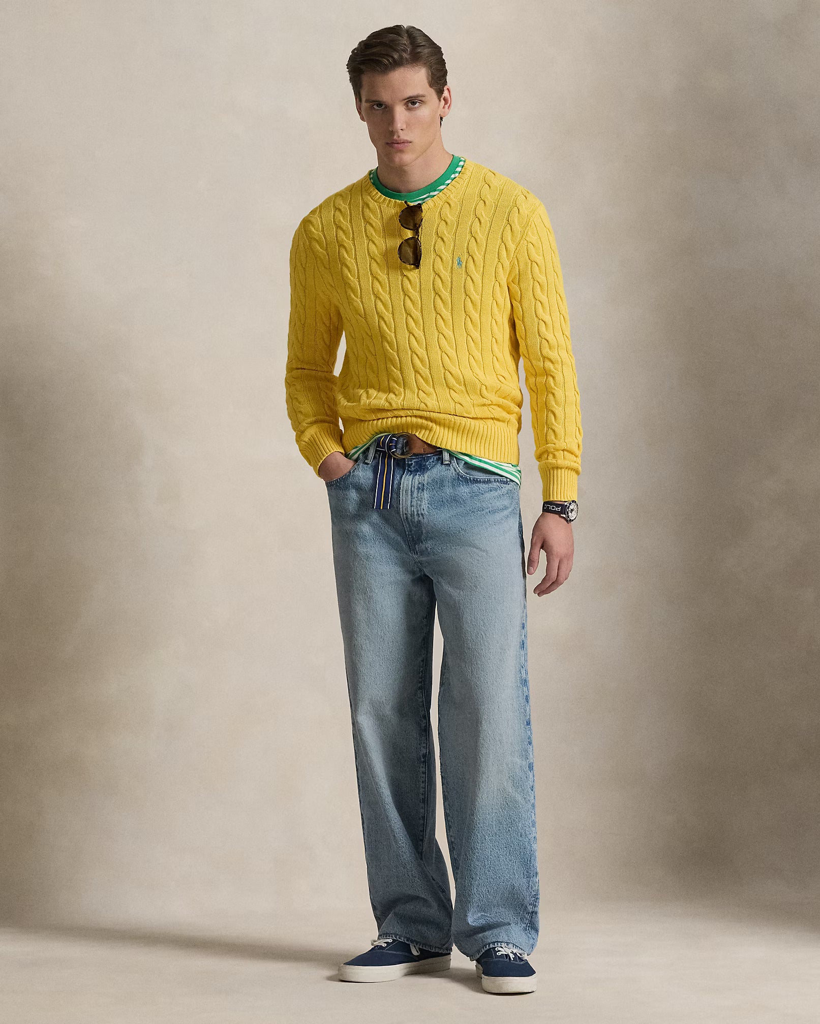 Ralph Lauren Cable-Knit Cotton Jumper
