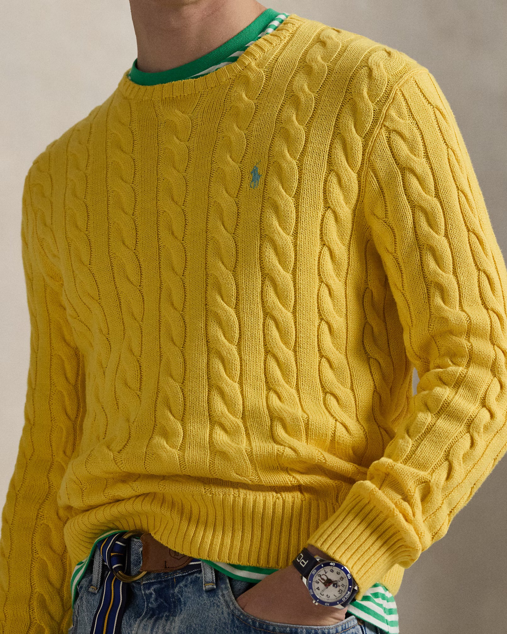 Ralph Lauren Cable-Knit Cotton Jumper