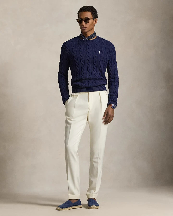 RL Cable-Knit Cotton Jumper