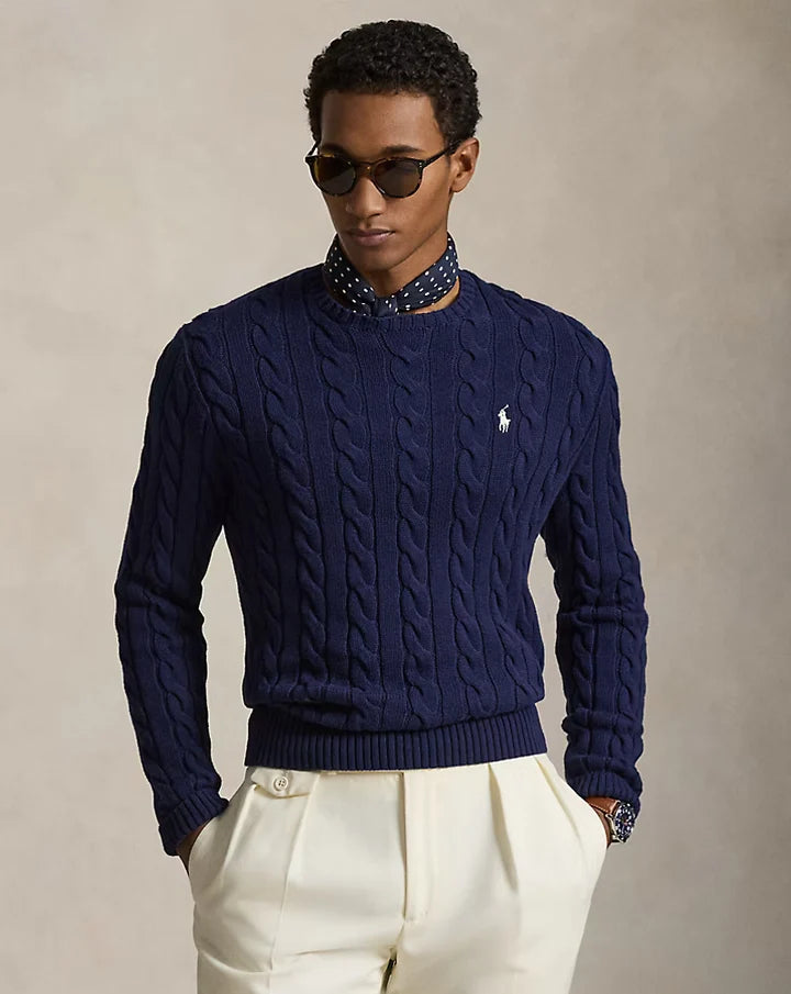 RL Cable-Knit Cotton Jumper