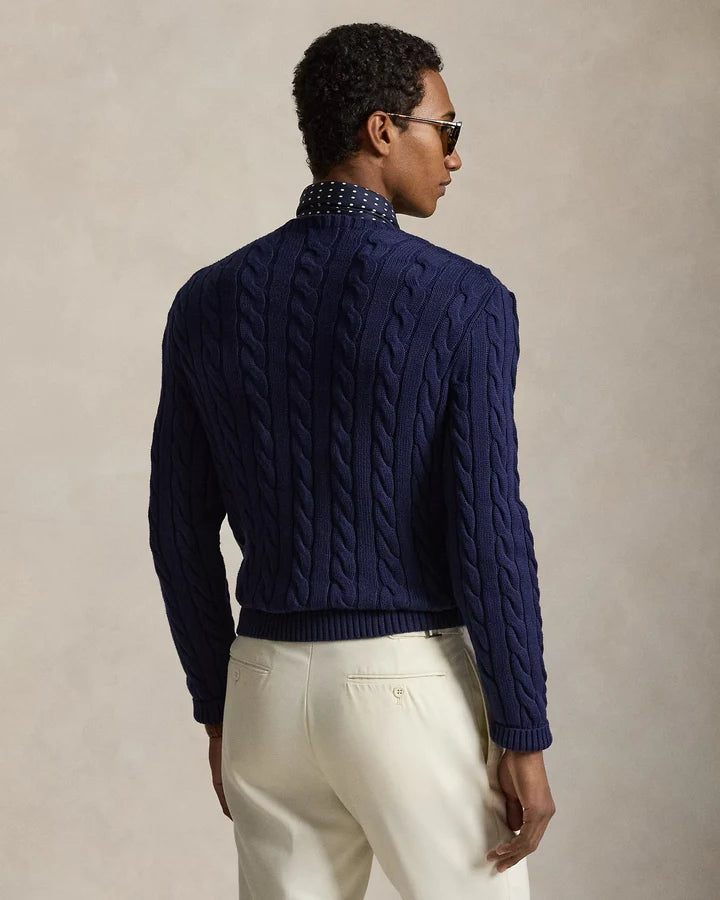 RL Cable-Knit Cotton Jumper