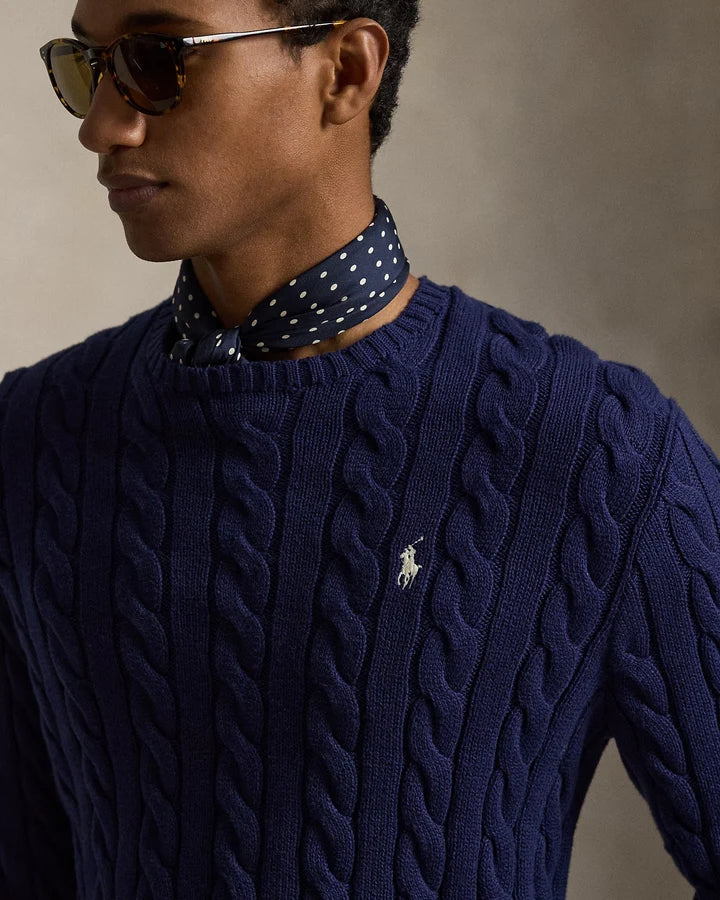 RL Cable-Knit Cotton Jumper