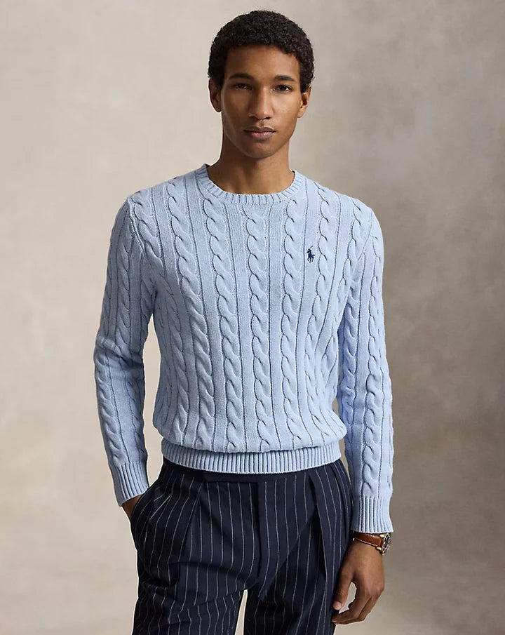 RL Cable-Knit Cotton Jumper
