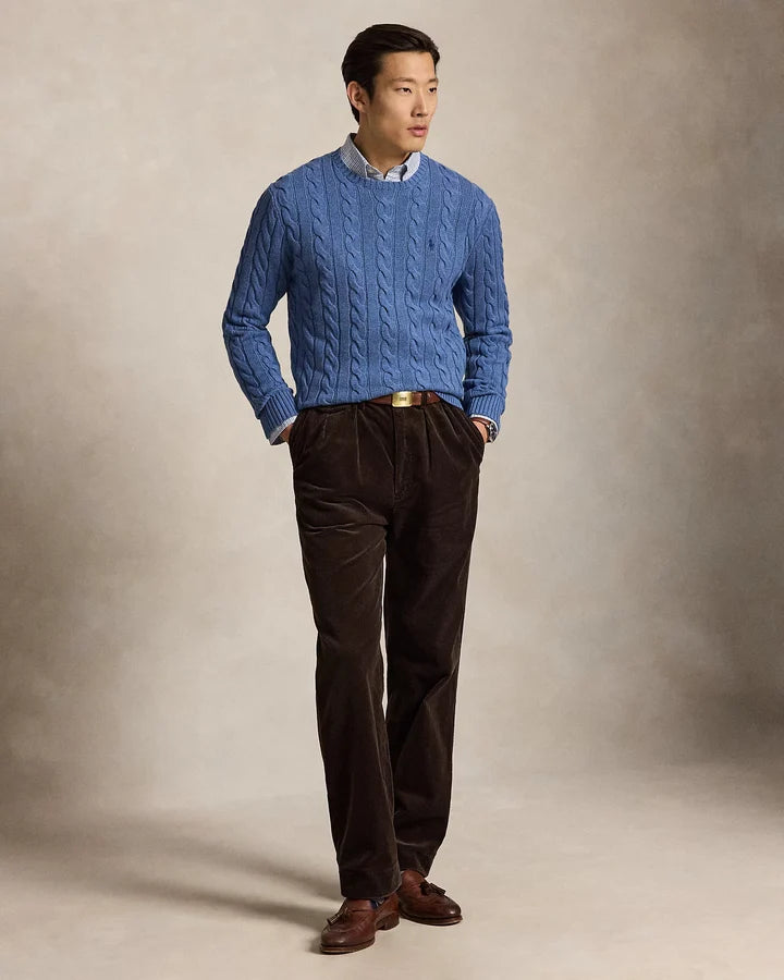 RL Cable-Knit Cotton Jumper