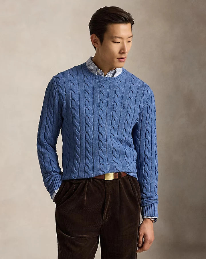 RL Cable-Knit Cotton Jumper