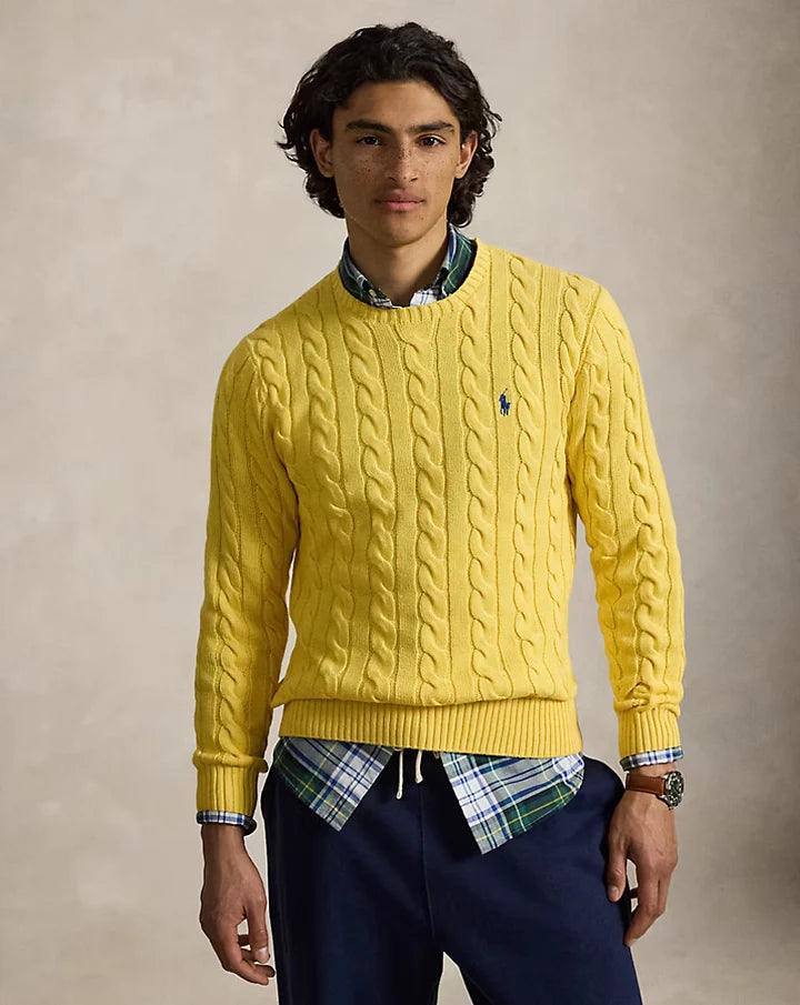 RL Cable-Knit Cotton Jumper