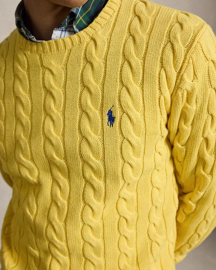 RL Cable-Knit Cotton Jumper