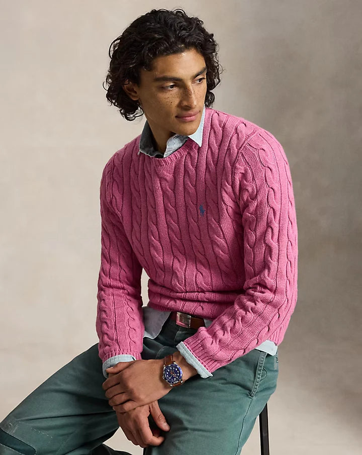 RL Cable-Knit Cotton Jumper