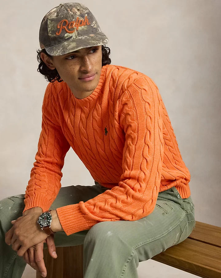RL Cable-Knit Cotton Jumper