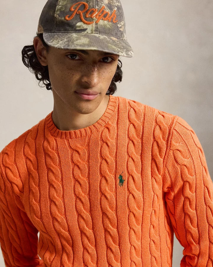 RL Cable-Knit Cotton Jumper
