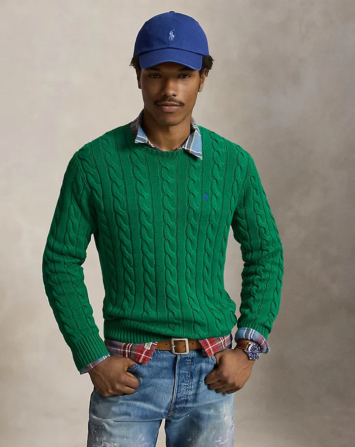 RL Cable-Knit Cotton Jumper
