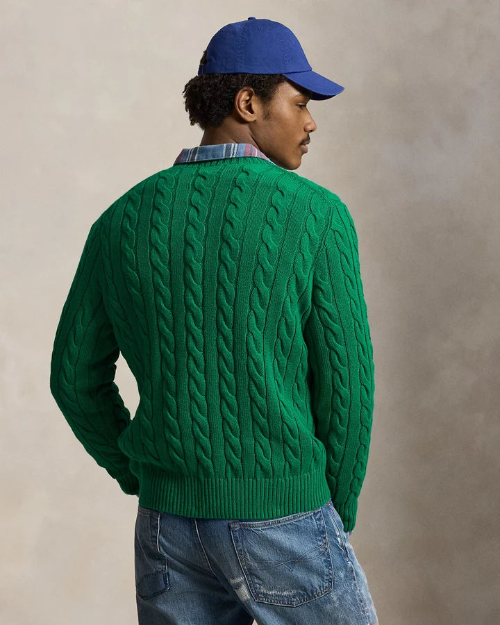 RL Cable-Knit Cotton Jumper