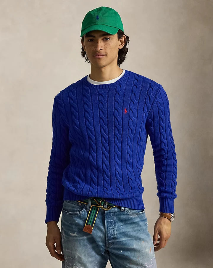 RL Cable-Knit Cotton Jumper