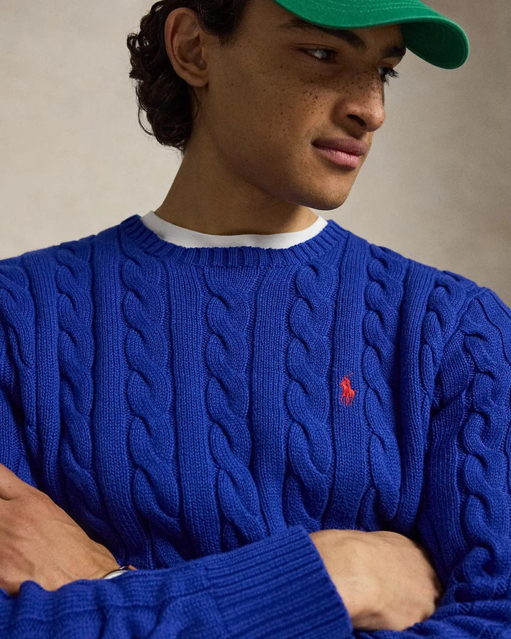 RL Cable-Knit Cotton Jumper