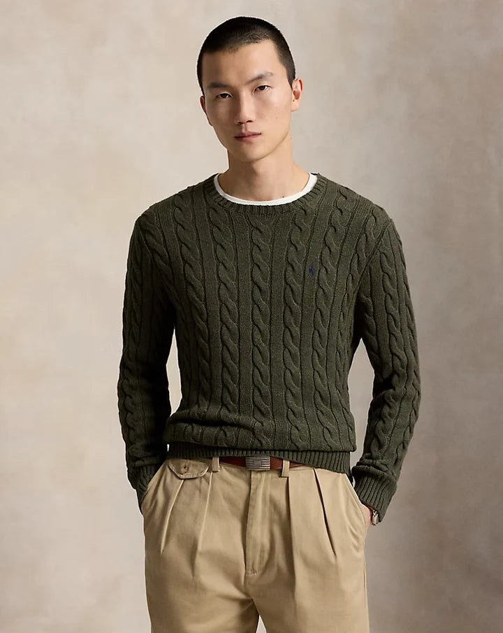 RL Cable-Knit Cotton Jumper