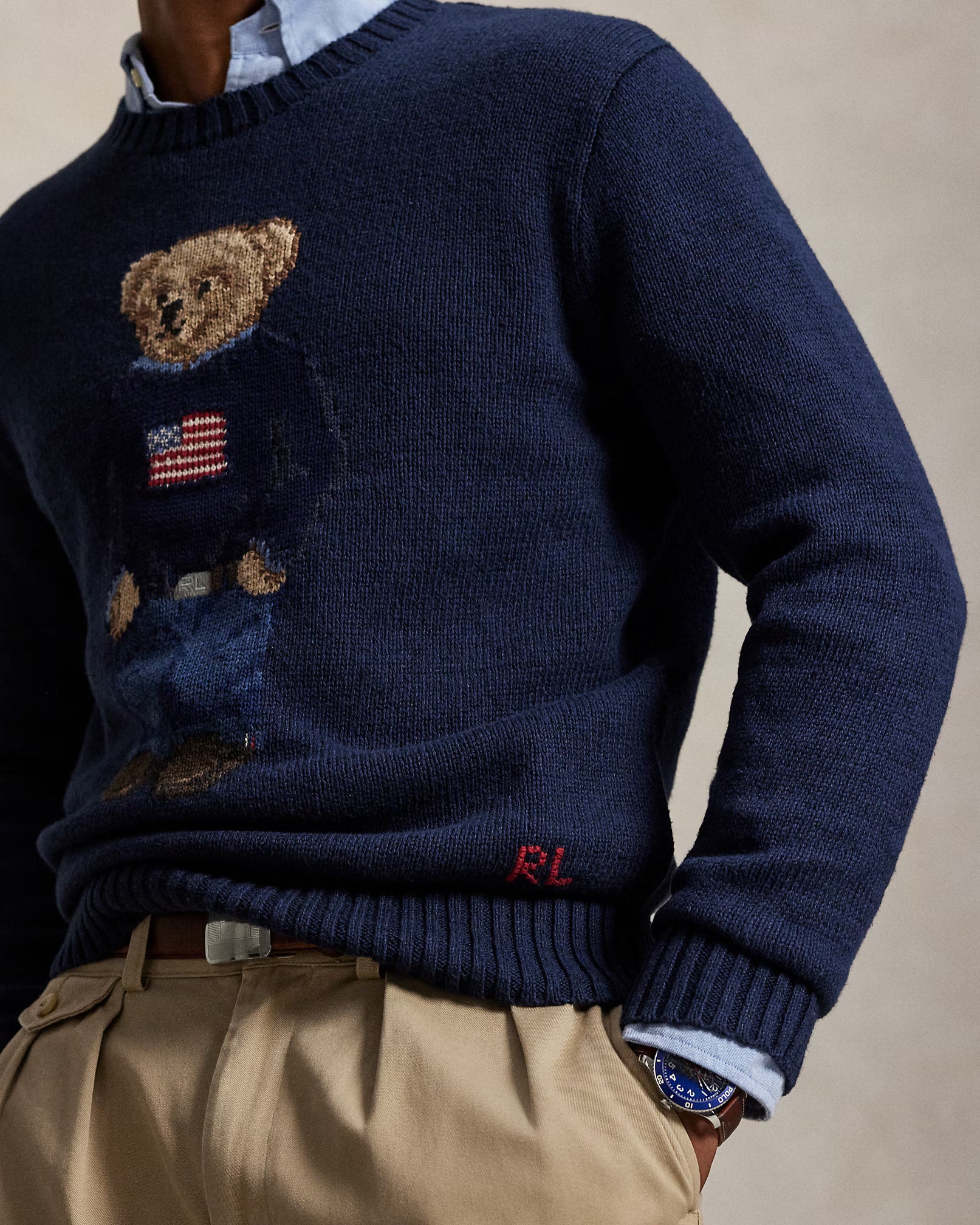 Polo Bear Fleece Sweatshirt