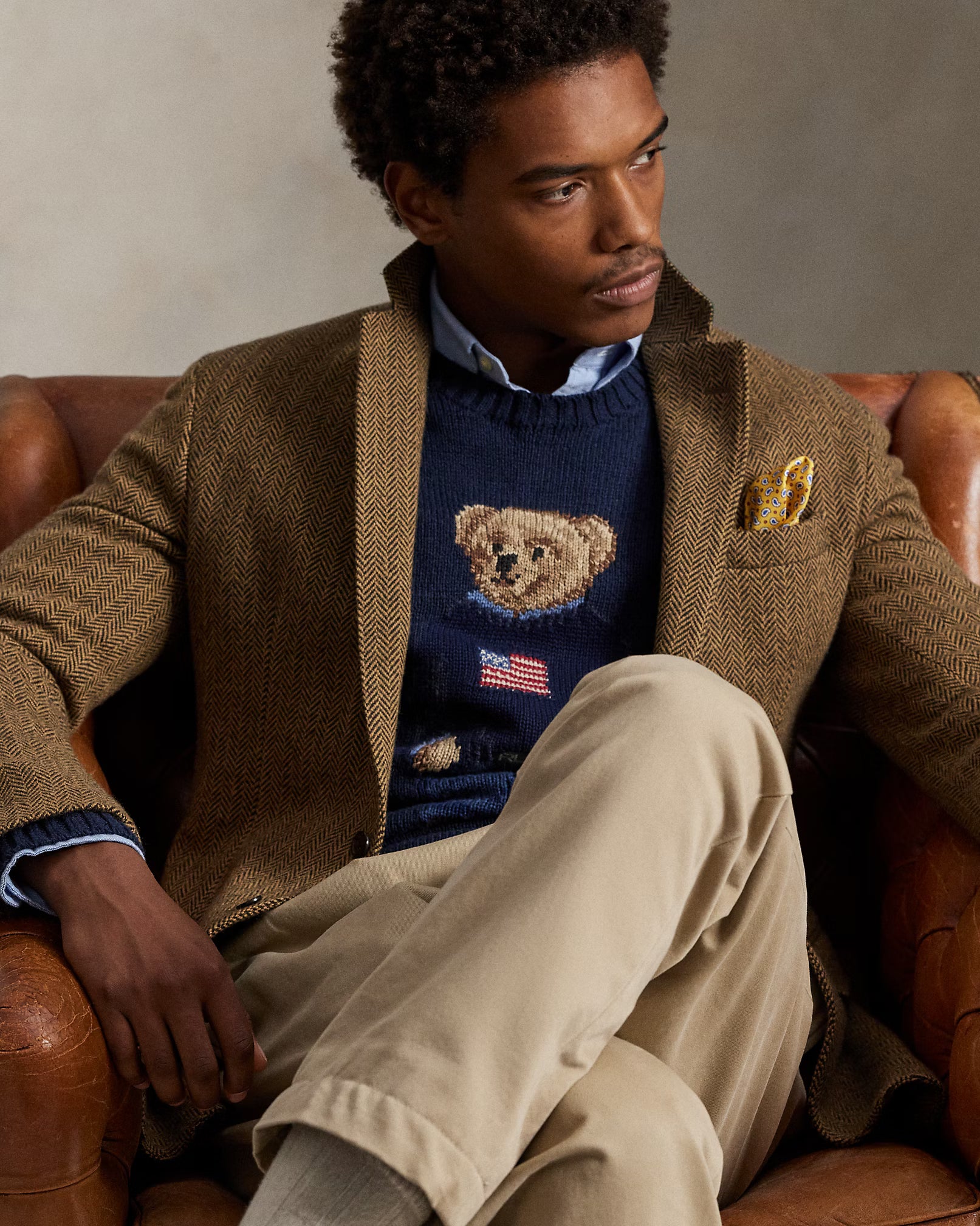 Polo Bear Fleece Sweatshirt