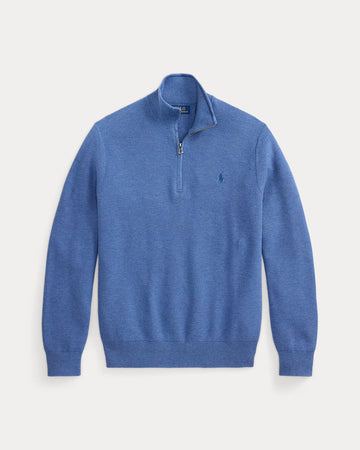 RL Cable-Knit Cotton Quarter-Zip Jumper