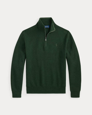 RL Cable-Knit Cotton Quarter-Zip Jumper