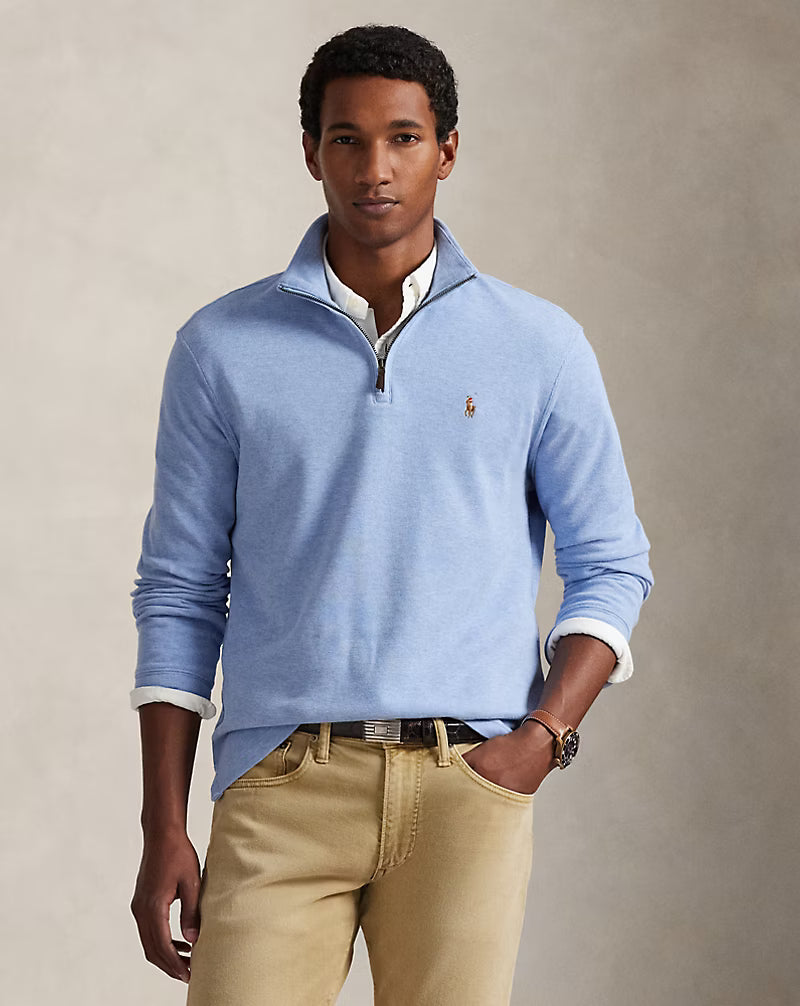 Ralph Lauren Estate-Rib Quarter-Zip Pullover
