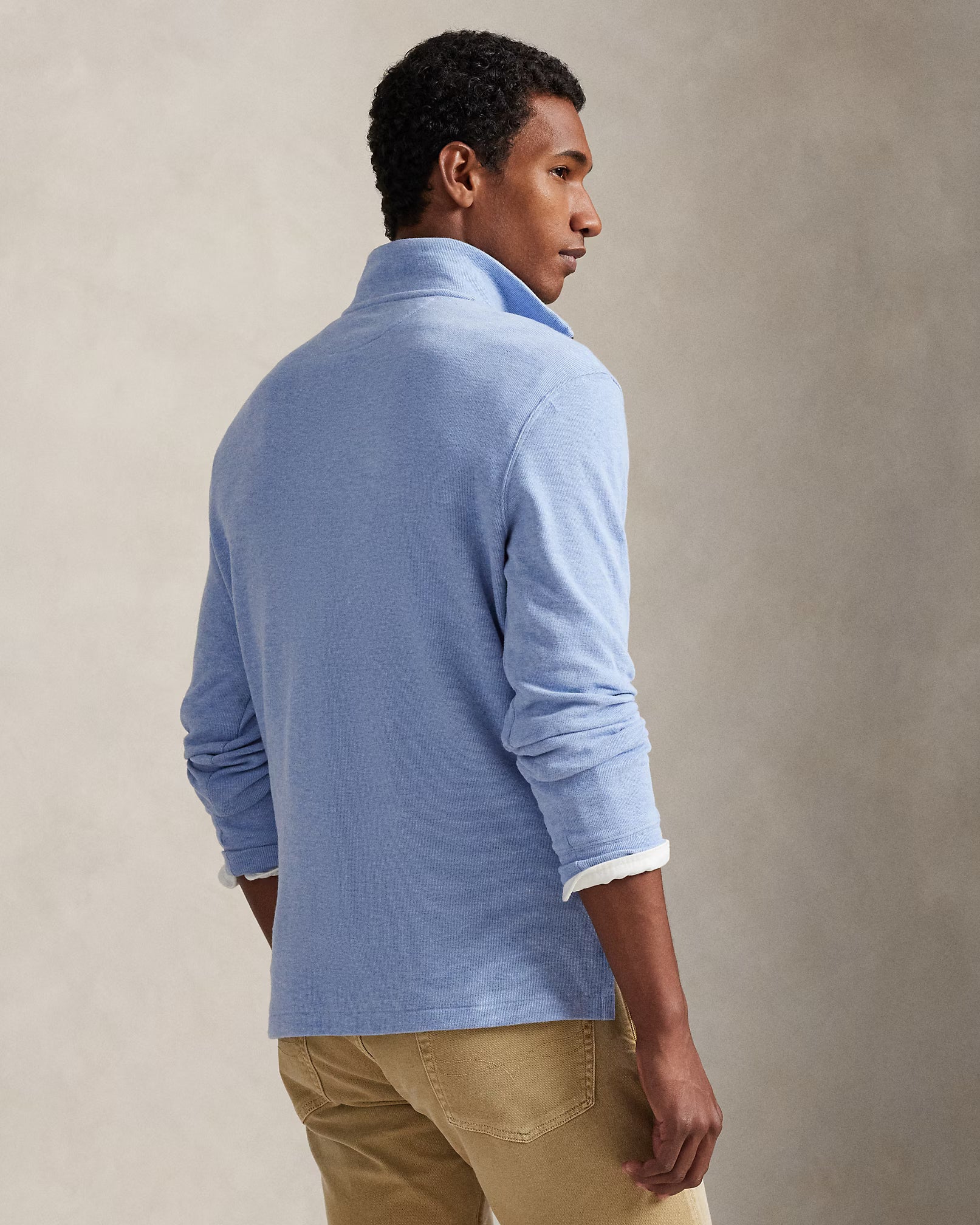 Ralph Lauren Estate-Rib Quarter-Zip Pullover