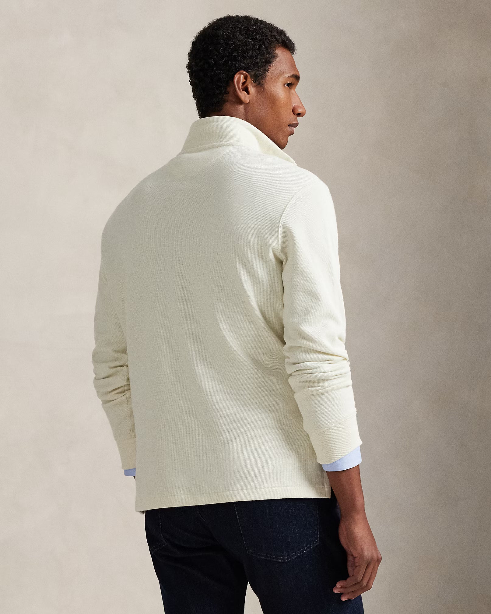 Ralph Lauren Estate-Rib Quarter-Zip Pullover